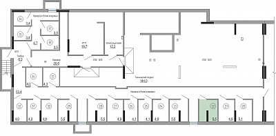 план квартиры Кладовка 22